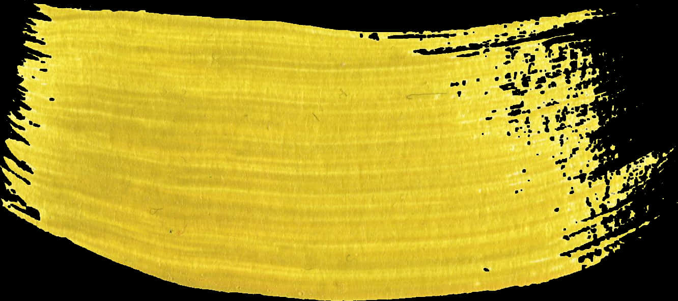 Yellow Brush Stroke Texture