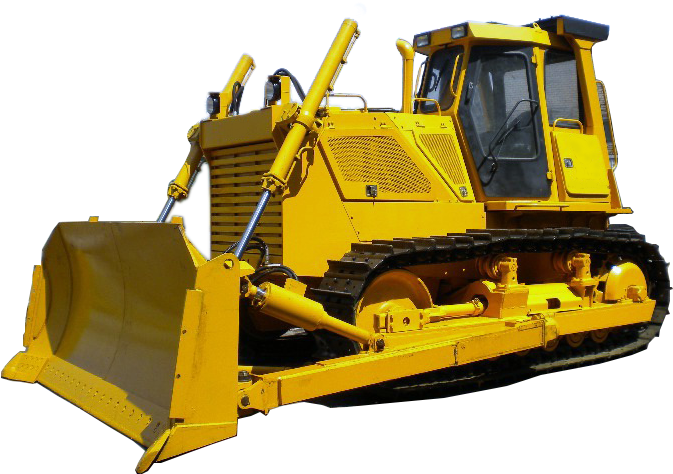 Yellow Bulldozer Construction Equipment