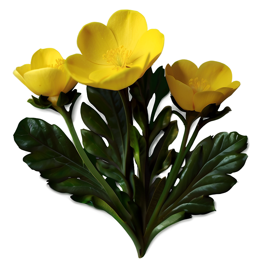 Yellow Buttercup Png 24