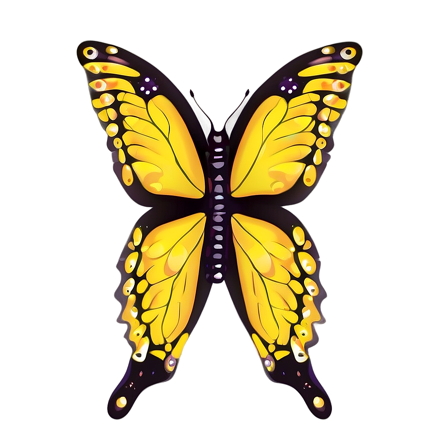 Yellow Butterfly Duo Png 06292024