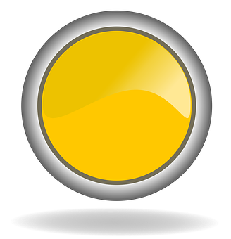 Yellow Button Icon