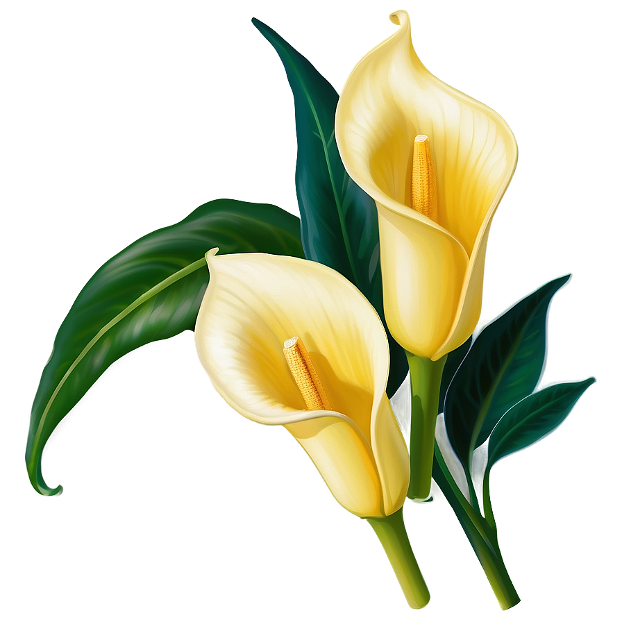 Yellow Calla Lily Png 17