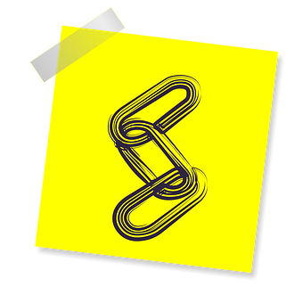 Yellow Chain Link Illustration