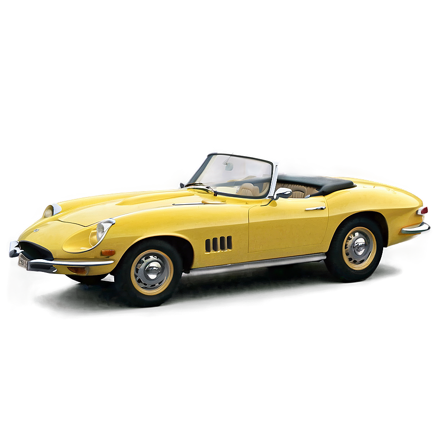 Yellow Convertible Car Png 73