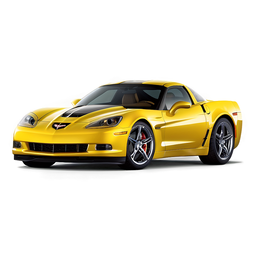 Yellow Corvette Png 12