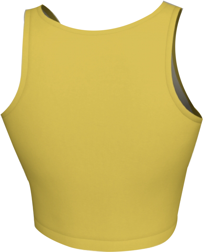 Yellow Crop Top Product Image