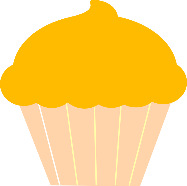 Yellow Cupcake Graphic