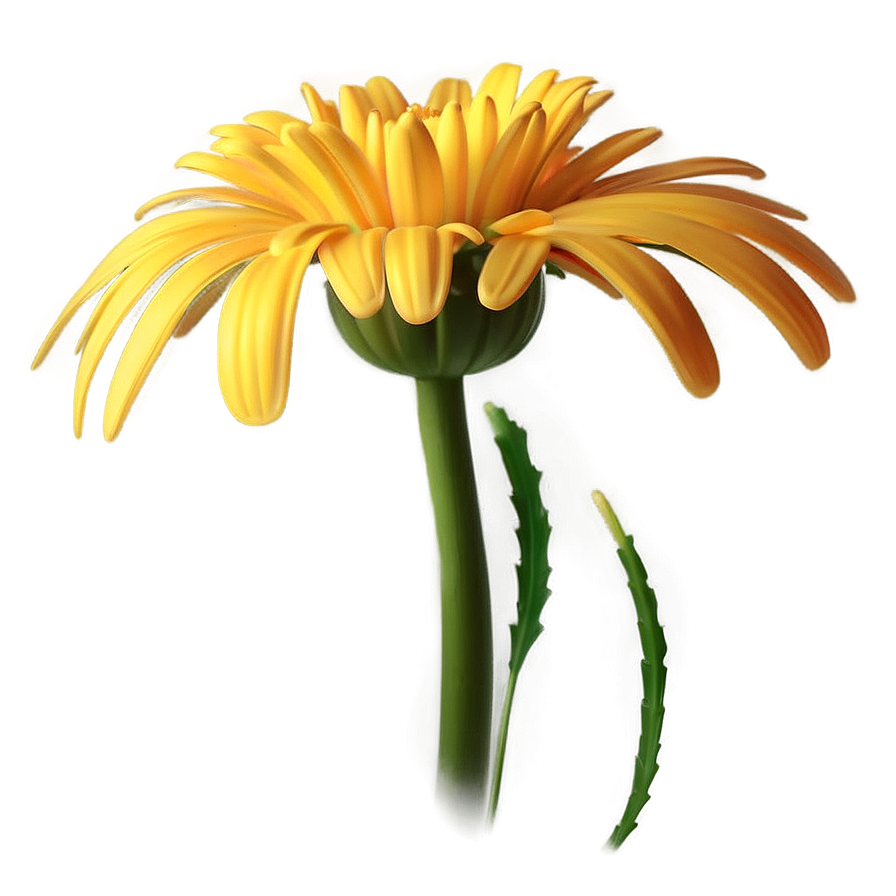 Yellow Daisy Glowing Effect Png 93