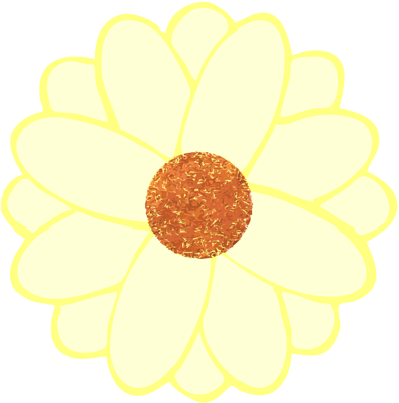 Yellow Daisy Illustration