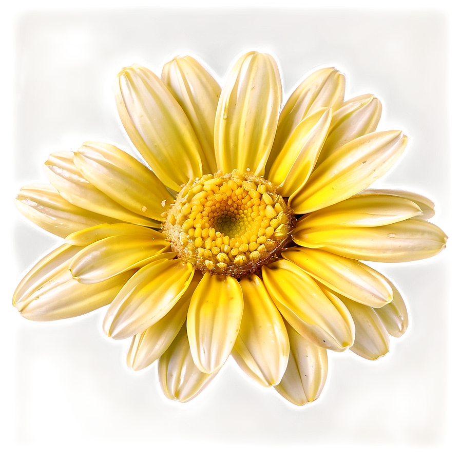 Yellow Daisy Petals Close-up Png Hrx62