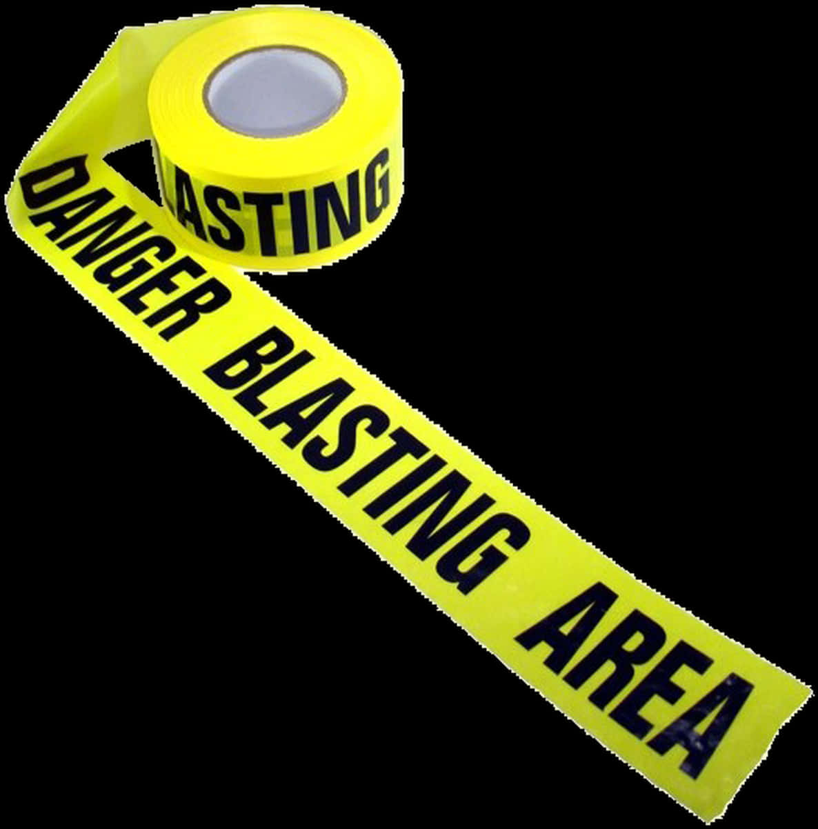 Yellow Danger Blasting Area Warning Tape