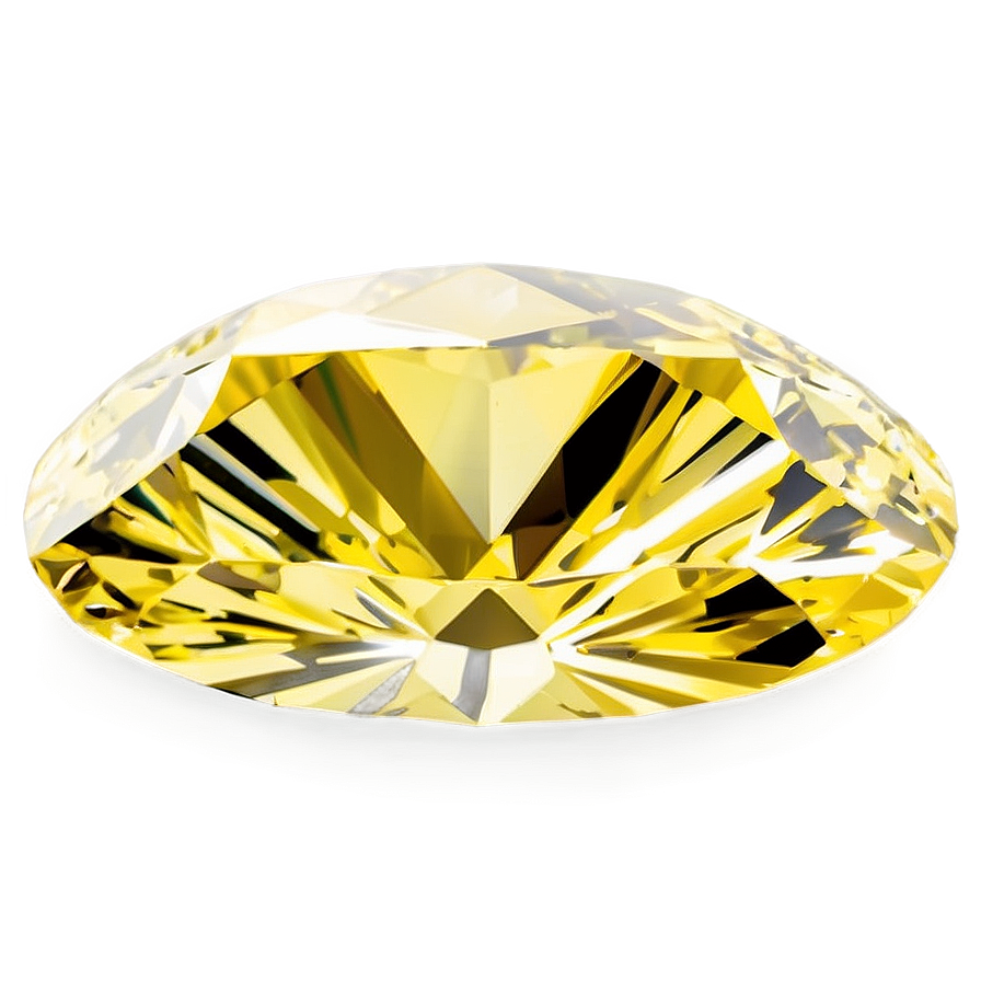 Yellow Diamond Halo Design Png Pmn94