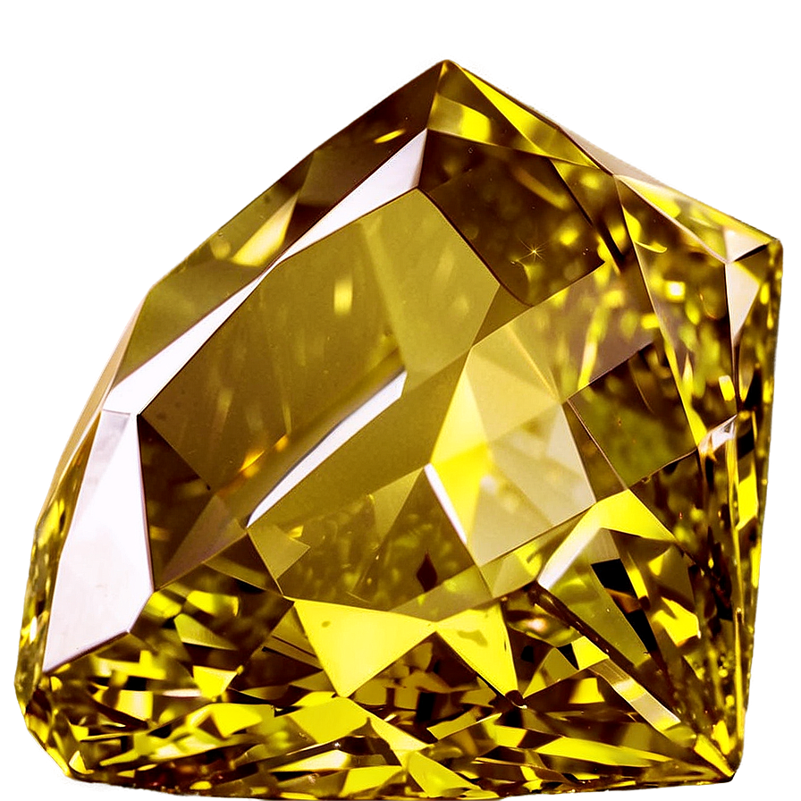 Yellow Diamond In Golden Light Png Niv