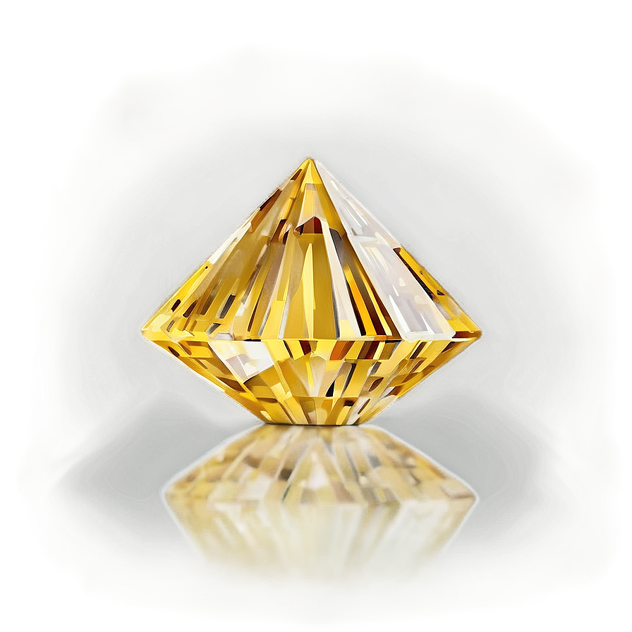 Yellow Diamond In Velvet Box Png Inv81