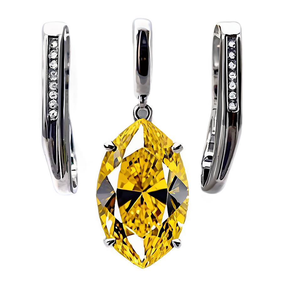 Yellow Diamond With Certificate Png Kyx27