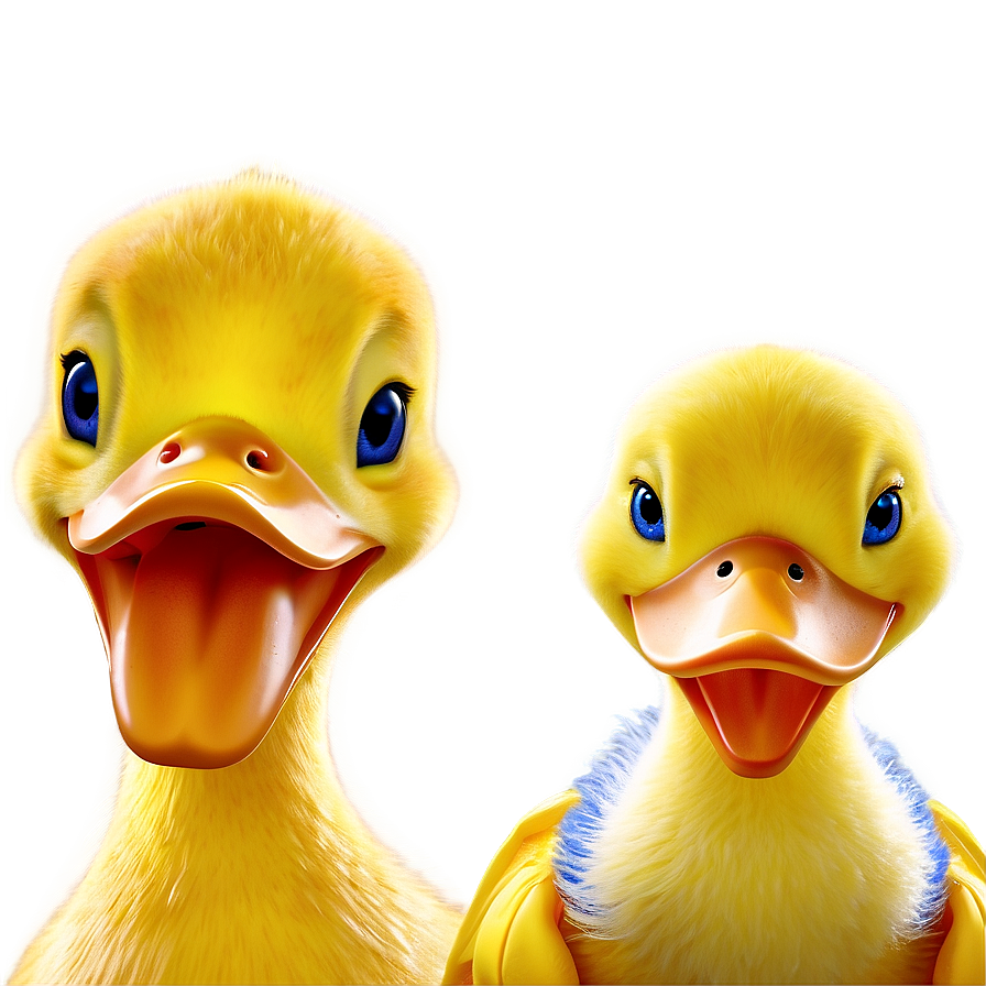 Yellow Duckling Cartoon Png Ptb85