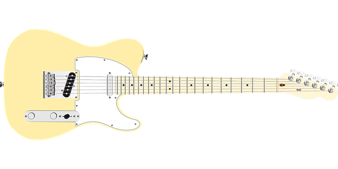 Yellow Electric Guitar