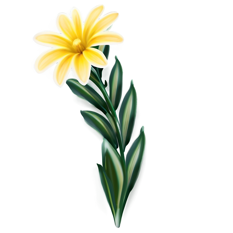 Yellow Flower Border Png 2