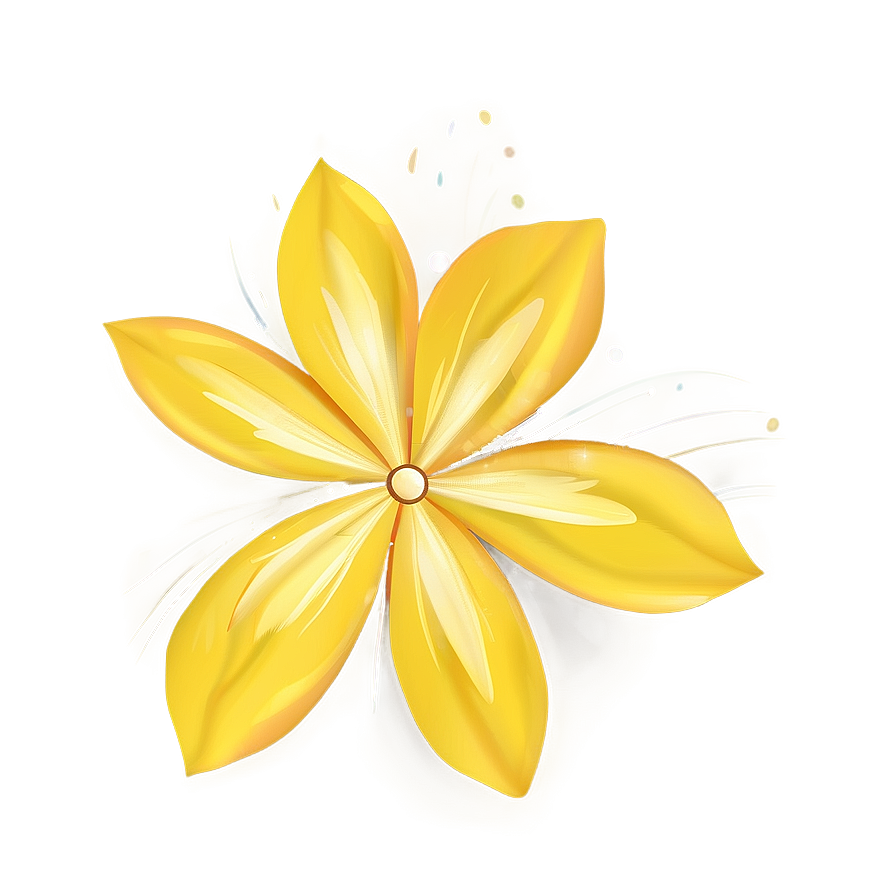 Yellow Flower Vector Png 06122024