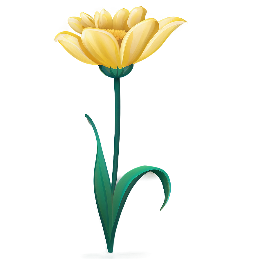 Yellow Flower Vector Png 06122024