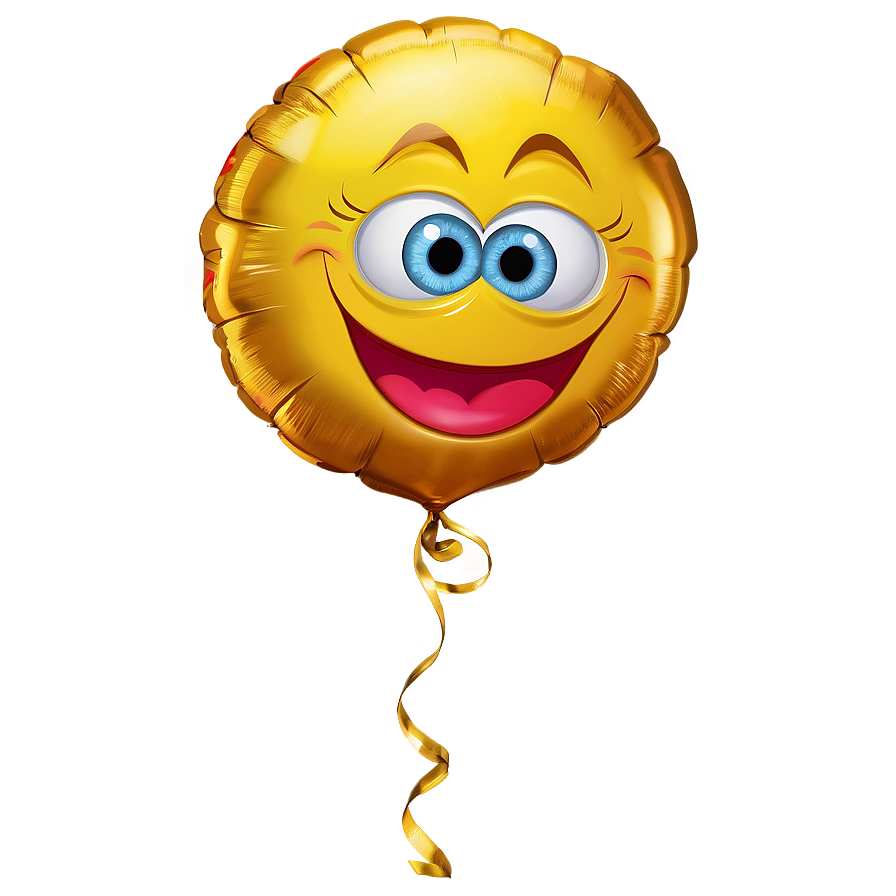 Yellow Foil Balloon Png Fdh