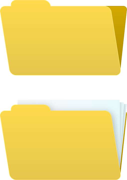 Yellow Folders Icon