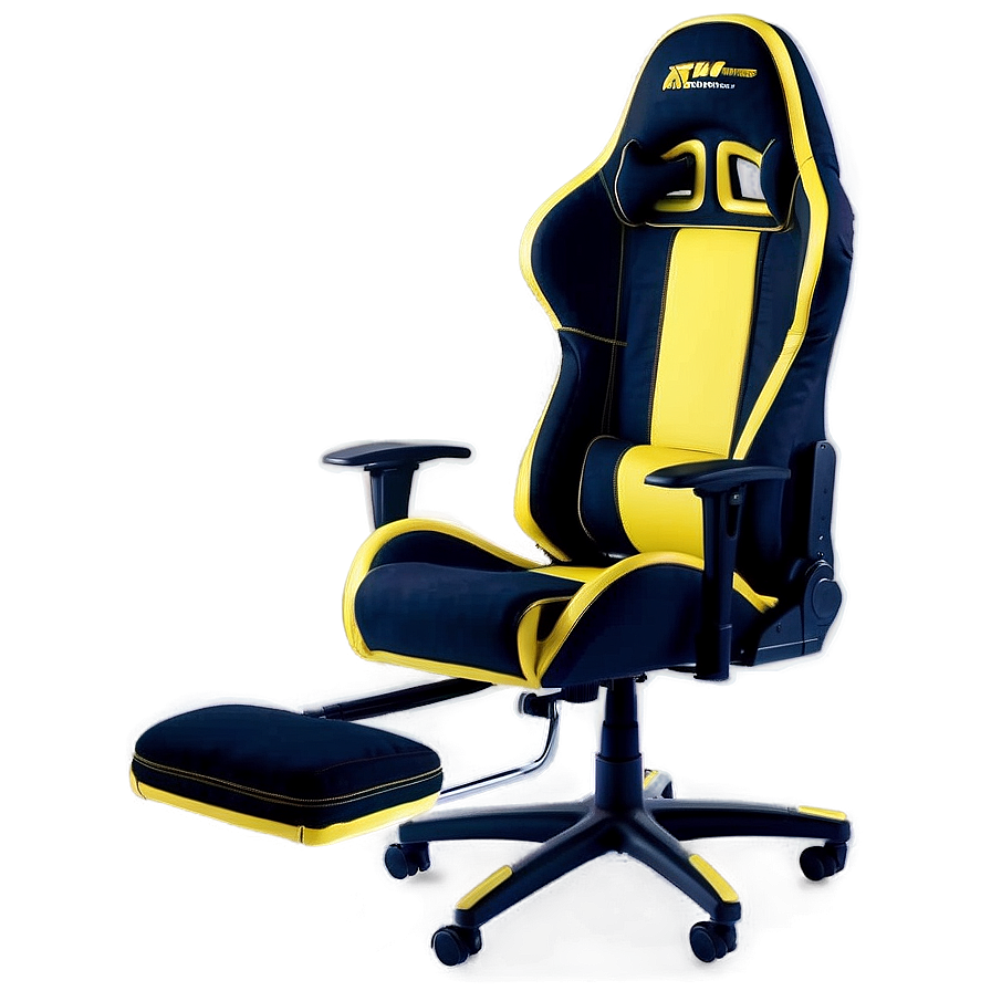 Yellow Gamer Chair Png 57