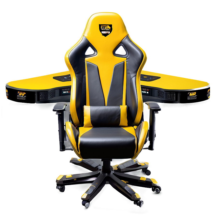 Yellow Gamer Chair Png Dnf88