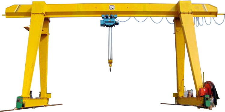 Yellow Gantry Crane