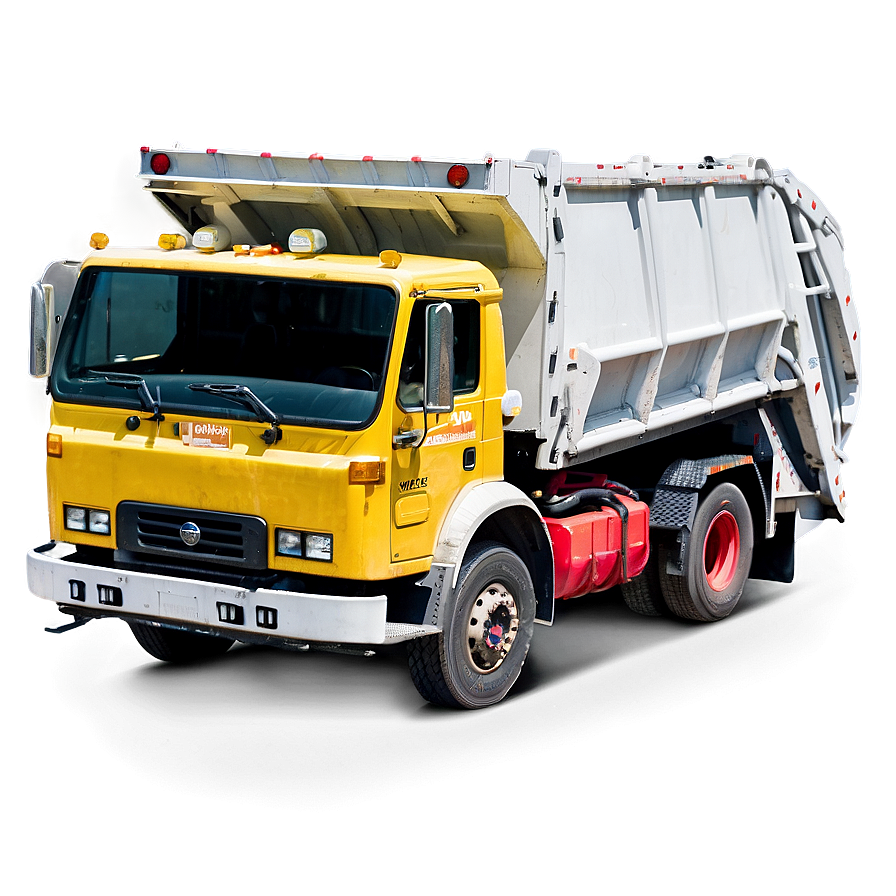 Yellow Garbage Truck Png 58