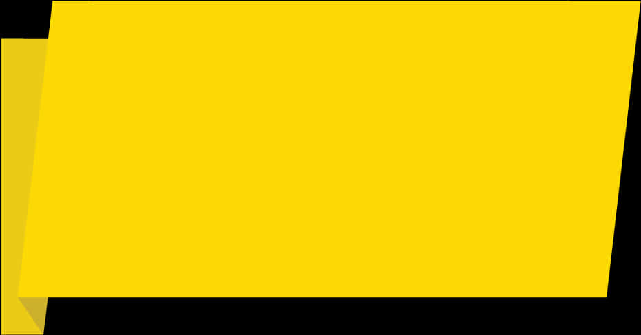 Yellow Geometric Banner Background