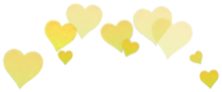 Yellow Heart Crown Overlay