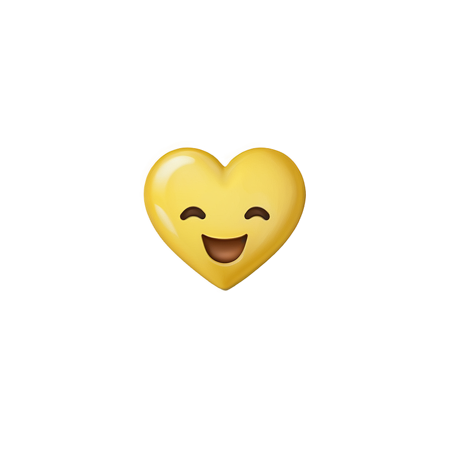 Yellow Heart Emoji Png Swy53