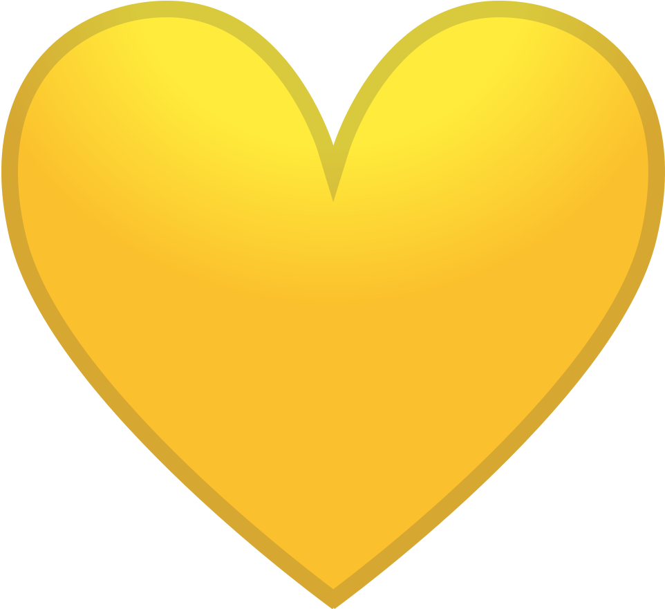 Yellow Heart Icon