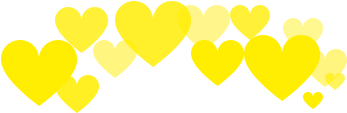 Yellow Hearts Pattern