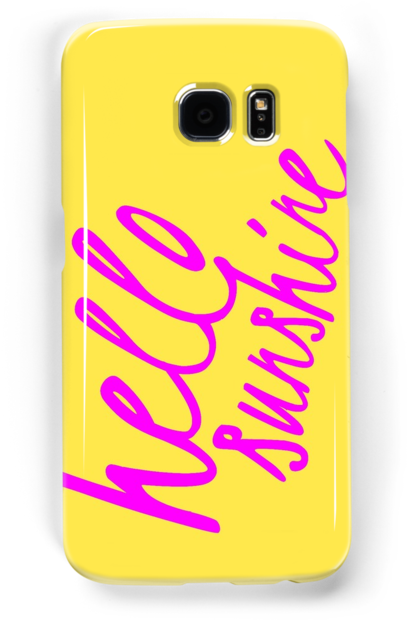 Yellow Hello Sunshine Phone Case