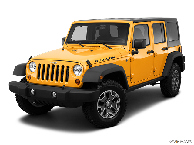 Yellow Jeep Rubicon S U V