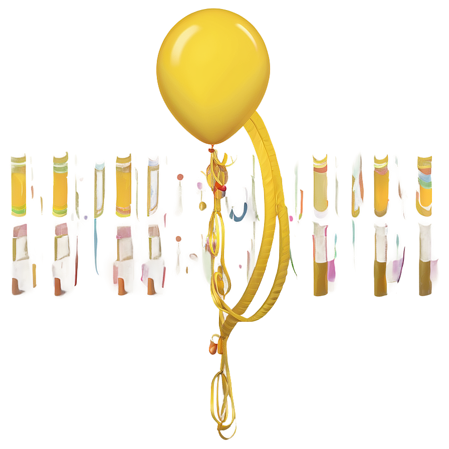 Yellow Latex Balloon Png Duj18