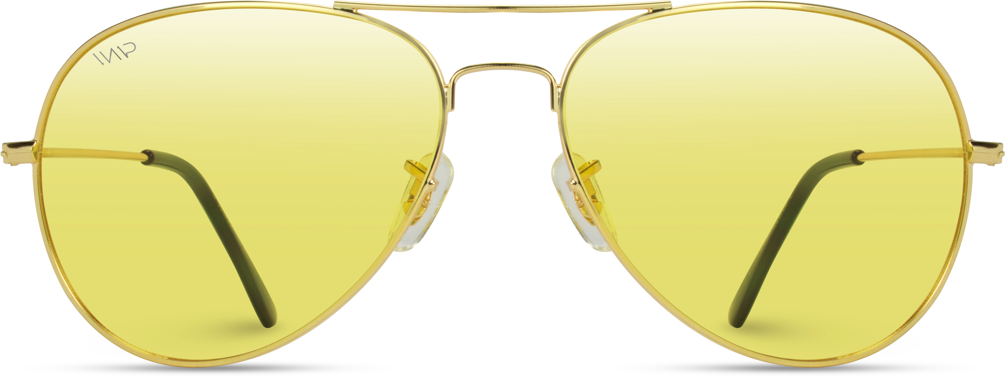 Yellow Lens Aviator Sunglasses