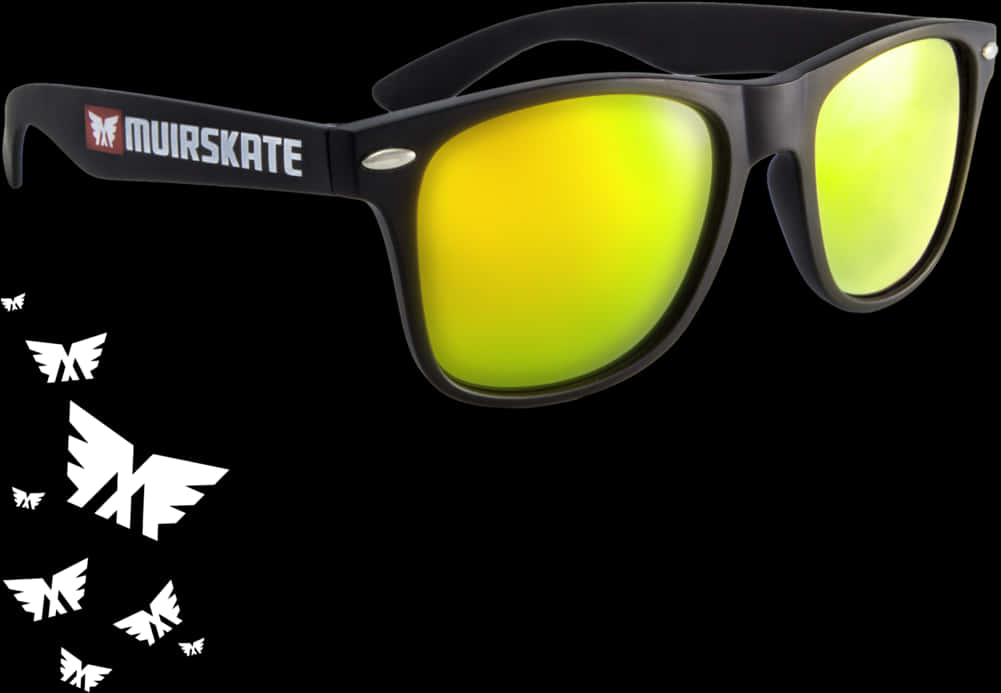 Yellow Lens Skate Sunglasses