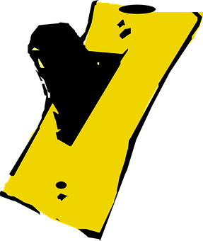 Yellow Letter Z Black Background