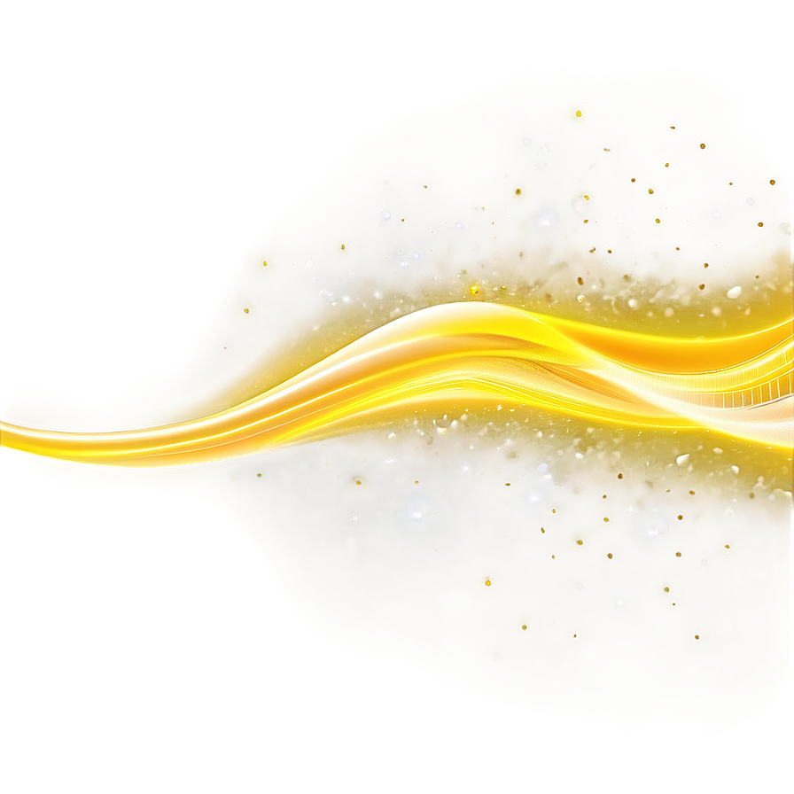 Yellow Light Wave Png 95