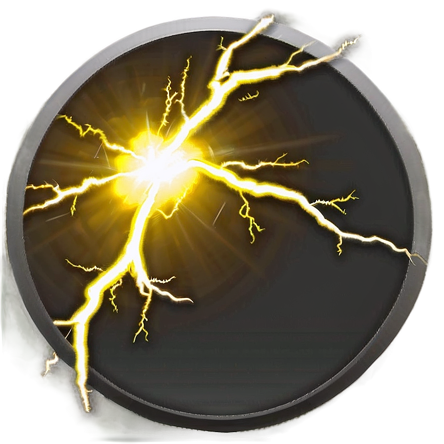 Yellow Lightning Beam Png Cti3