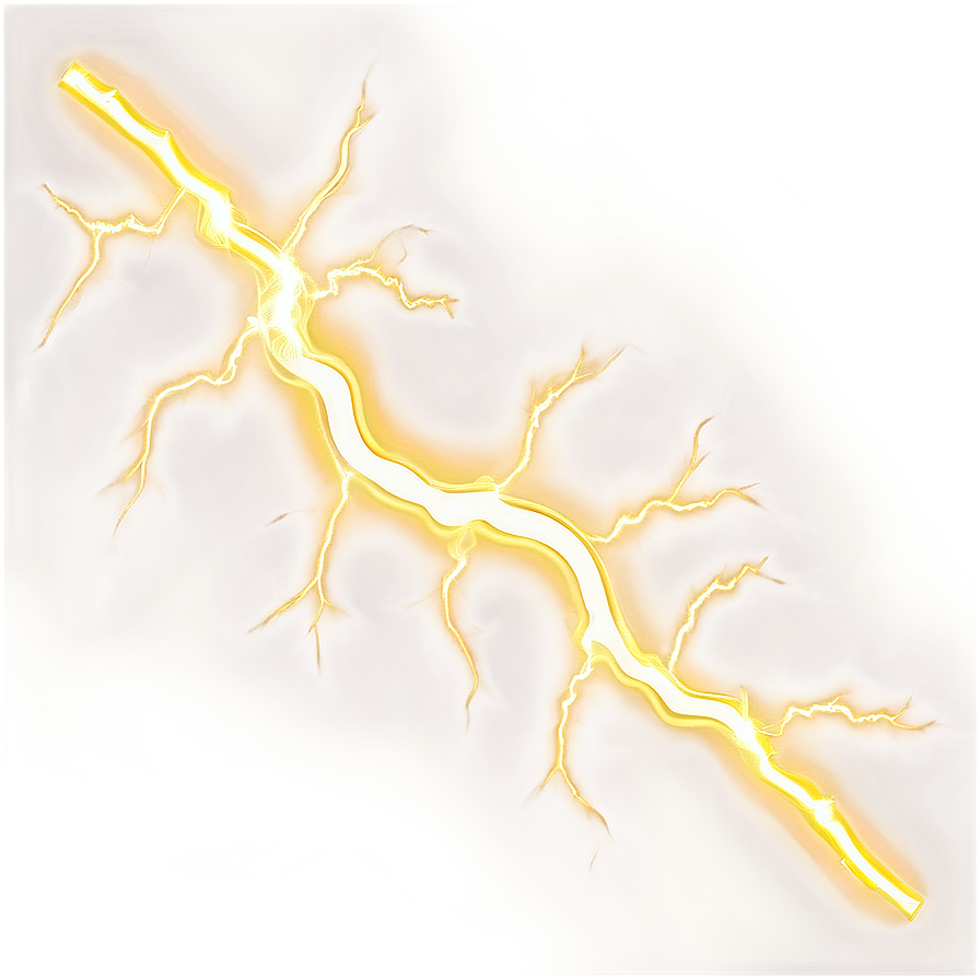 Yellow Lightning Energy Png 06132024