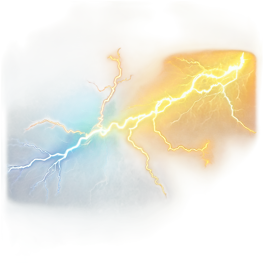 Yellow Lightning Explosion Png 49