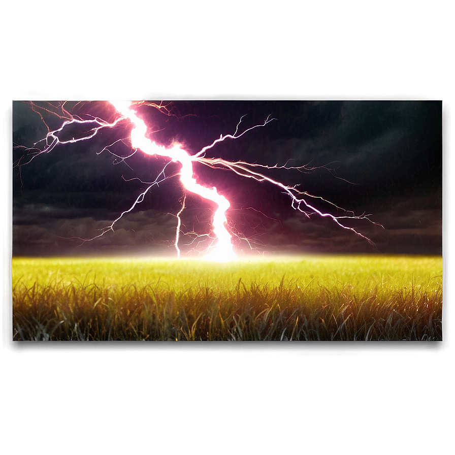 Yellow Lightning Field Png 06132024