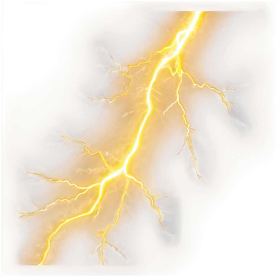 Yellow Lightning Glow Png Fht