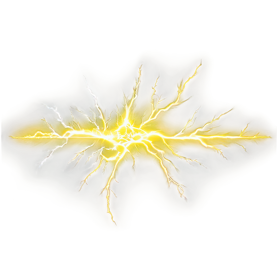 Yellow Lightning Surge Png 06132024