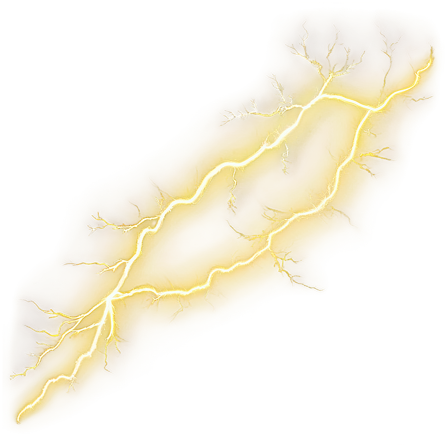 Yellow Lightning Trail Png 47