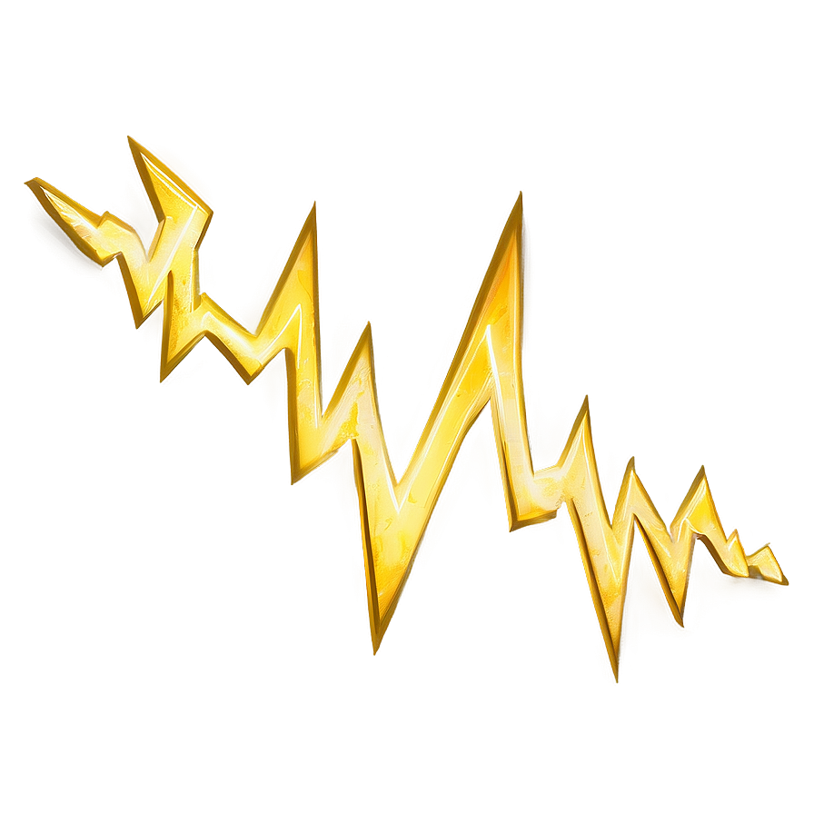 Yellow Lightning Zigzag Png Iaq